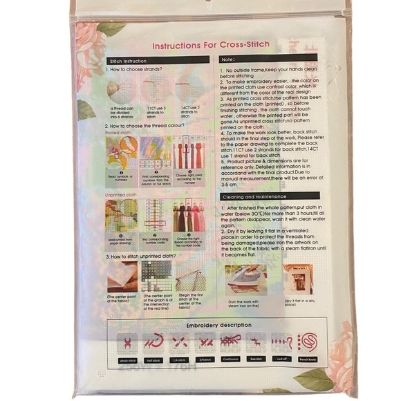 JOY SUNDAY  14 count stamped counted cross stitch kit FA135  Northern Lights - Picture 3 of 7